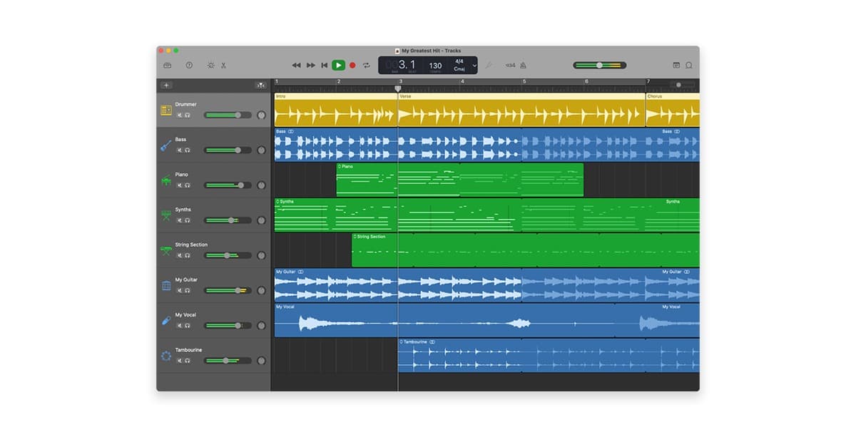 https://blog.landr.com/wp-content/uploads/2021/05/Best-Audio-Editors_Garageband.jpg